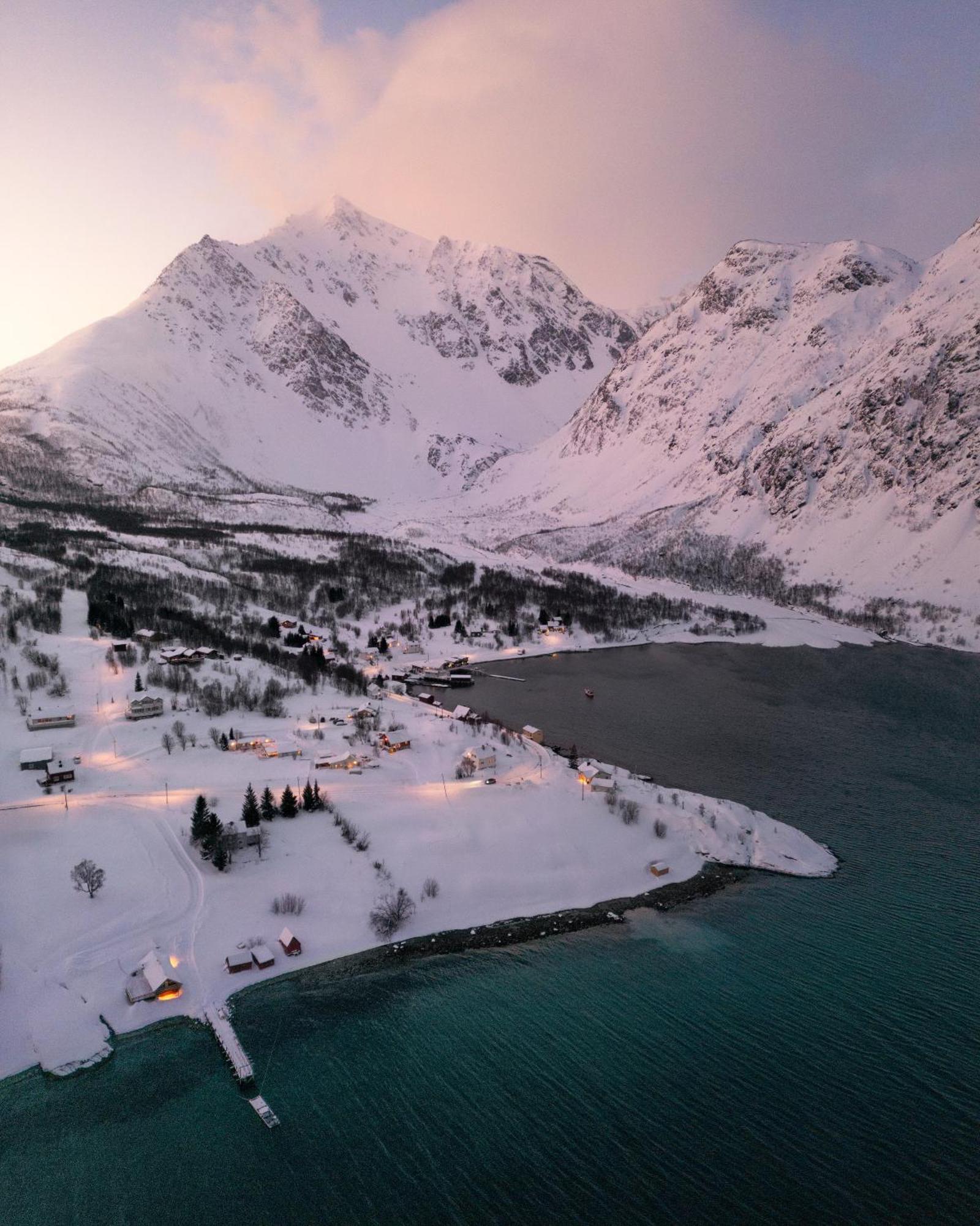 Вилла Lyngen Aurora House Koppangen Экстерьер фото